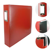COUTURE CREATIONS Classic Superior Leather Album - Red